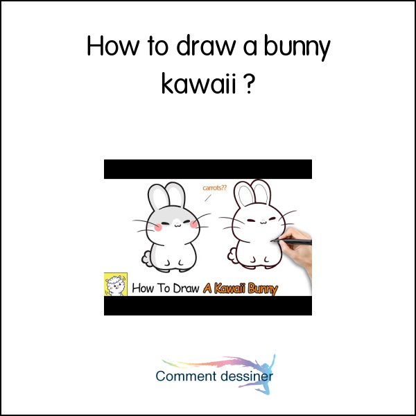 How to draw a bunny kawaii